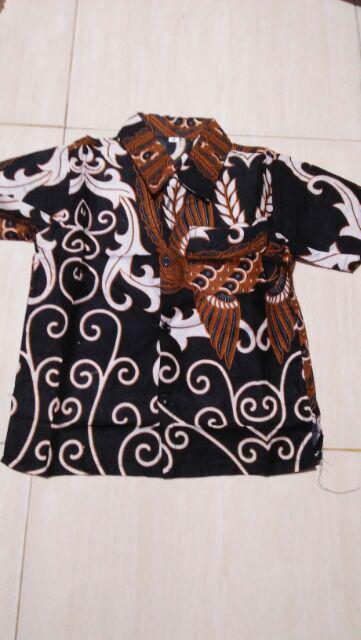 Cuci Gudang Sale Promo Batik Anak / Hem Anak Pendek / Kemeja Anak Laki Laki Usia 2-8 Tahun Termurah