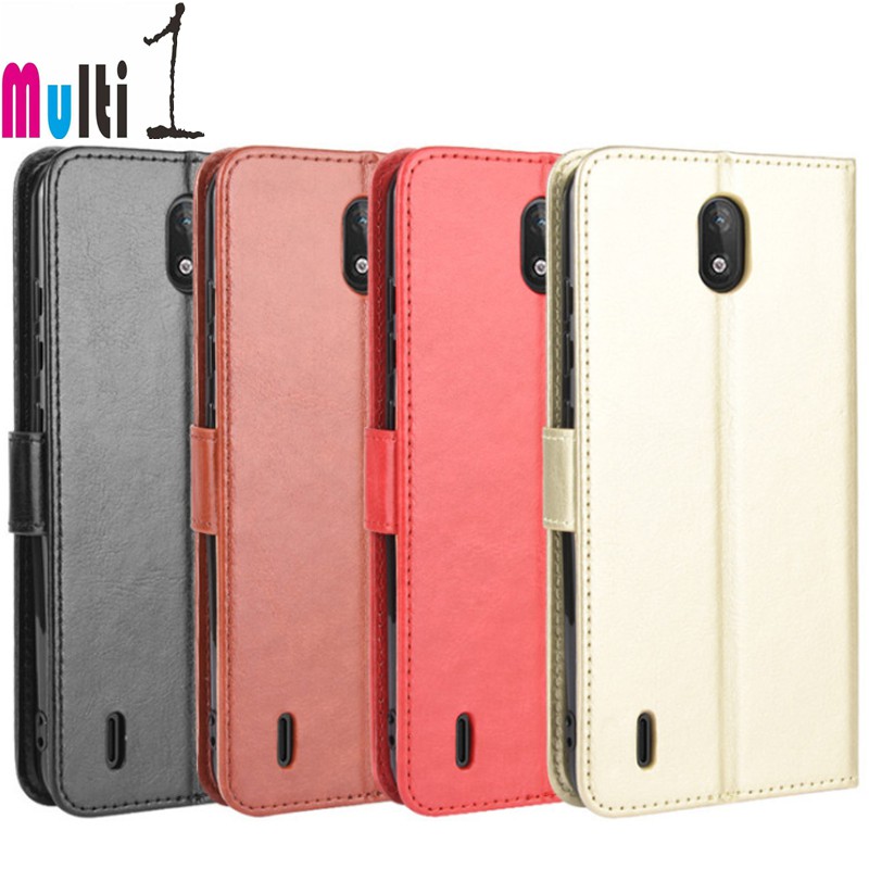 Leather Case Wallet Nokia 3.1C Nokia 3.1A Flip Cover Case Dompet