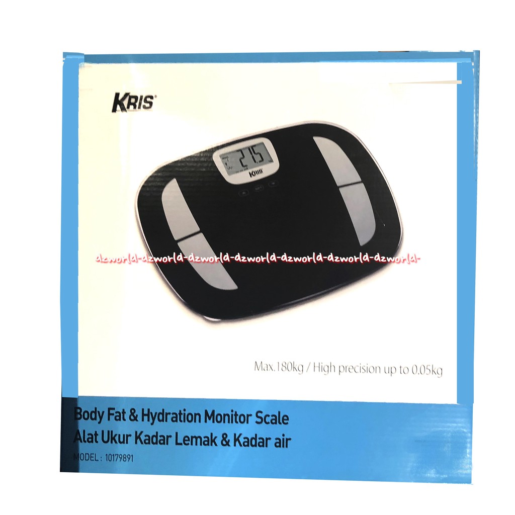 Kris Body Fat Hydration Monitor Scale Timbangan Dan Ukur Kadar Lemak