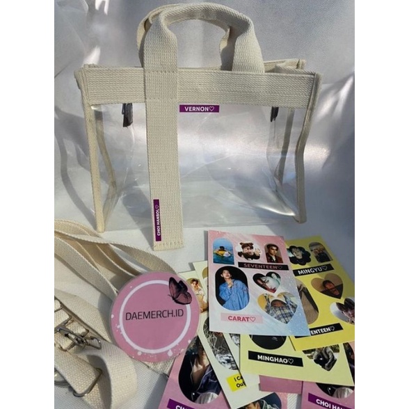 TAS PVC SEVENTEEN | CARAT | TAS TRANSPARANT PVC TEBAL | PVC BAG PREMIUM | PVC SUJU | PVC KONSER