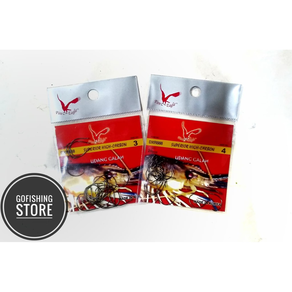 Kail Pancing Udang Fire Eagle DXR888 Udang Galah