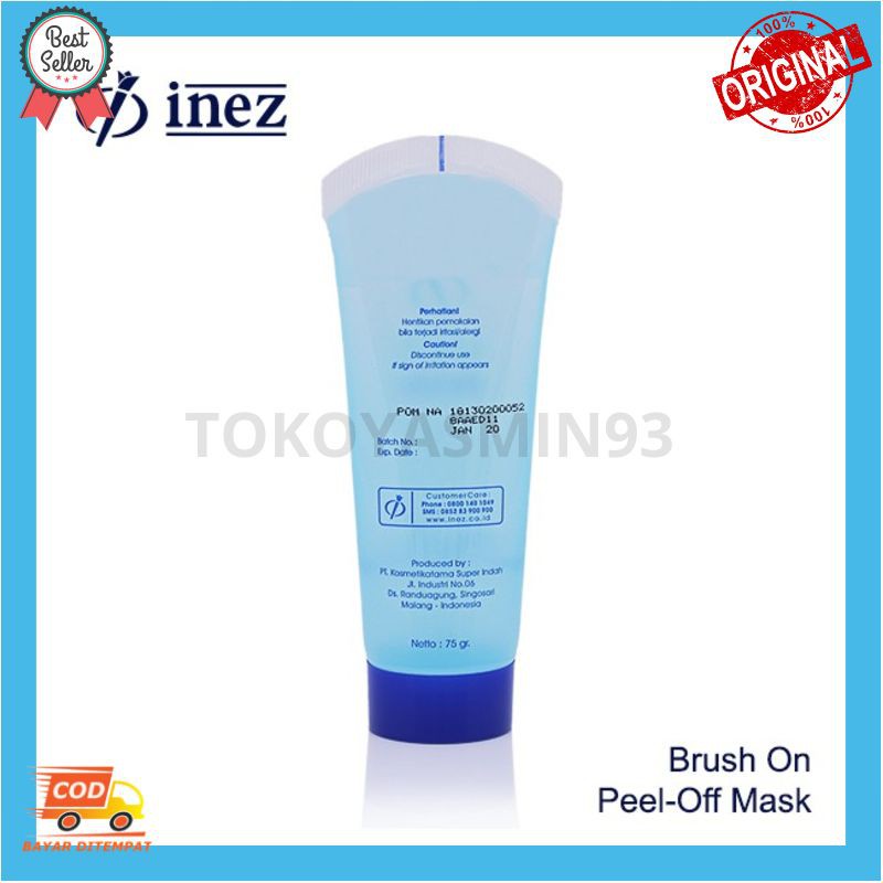 Inez Brush On Peel Off Mask Murah