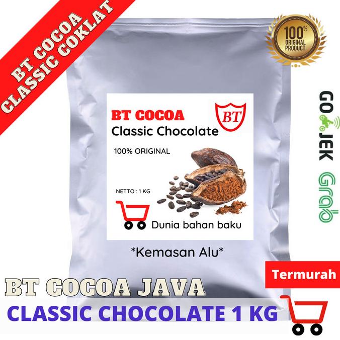 

BT COCOA JAVA CLASSIC POWDER BT 1000 A 1 kg coklat ASLI TERLARIS TERPERCAYA ORIGINAL