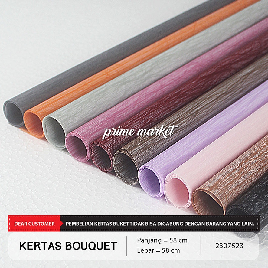 

Kertas Buket Bunga / Kertas Cellophane / Kertas Bunga Buket Motif Garis / Flower Wrapping (2307523)