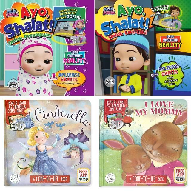 Little Hippo Augmented Reality AR Book Ayo Shalat Sholat