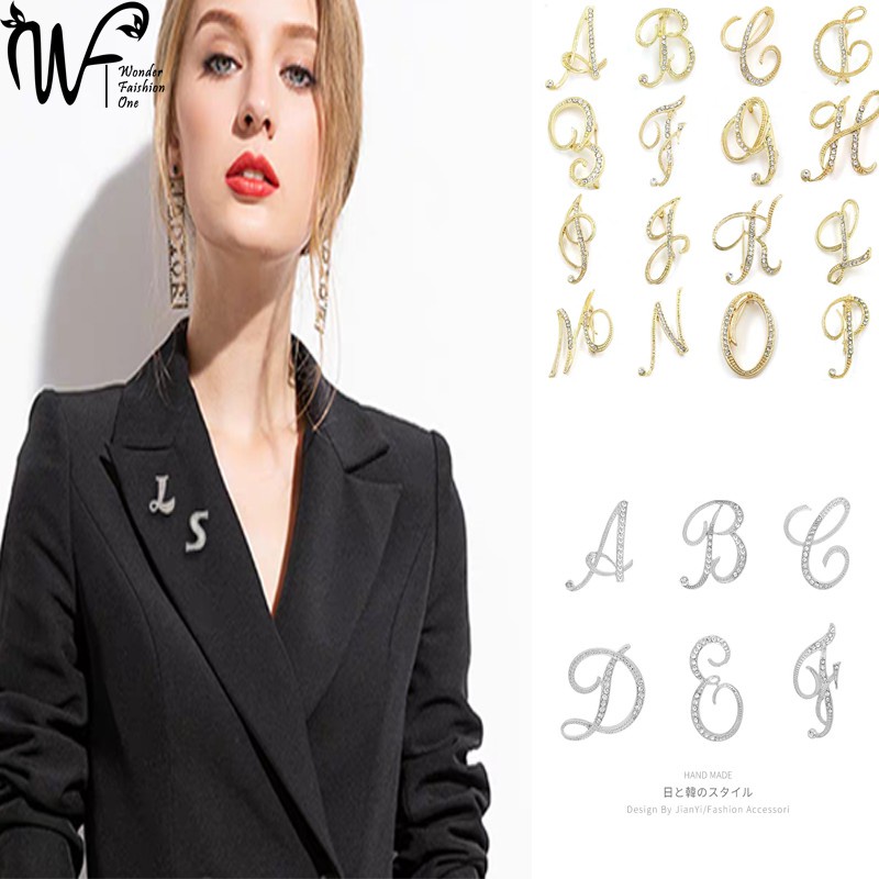 TERLARIS Bros Dada Part 18 / Bros Huruf / Bros Dada / Bros Jilbab / Bros Kerudung / Brooch BRO-8