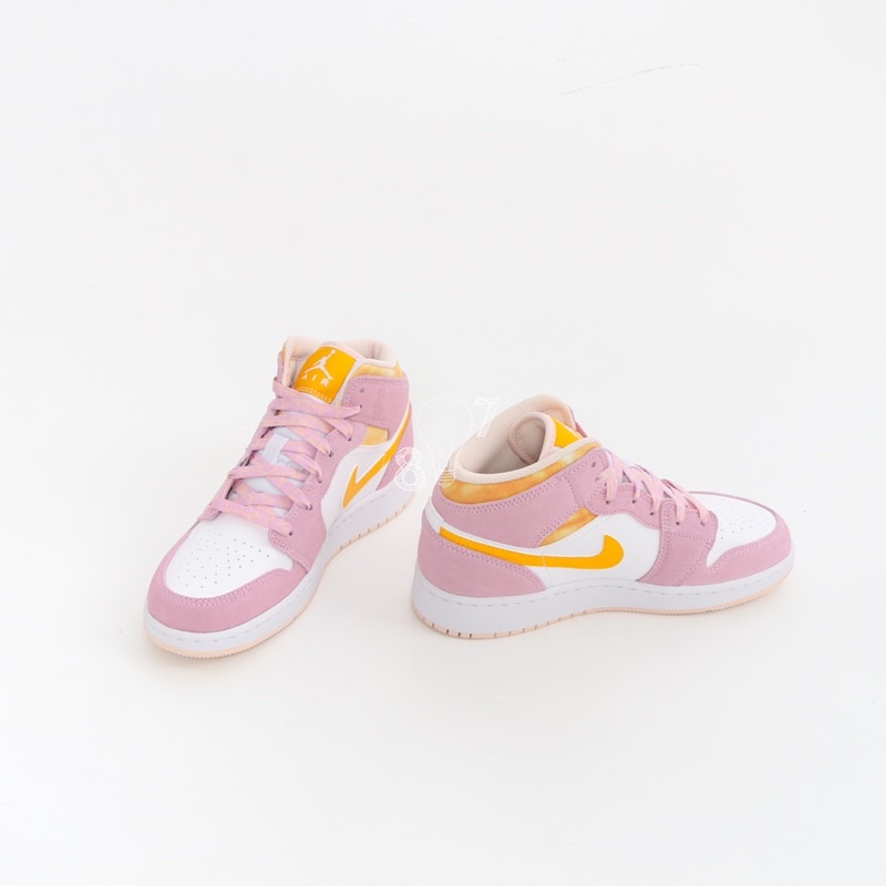 Air Jordan 1 Mid Arctic Pink Gold