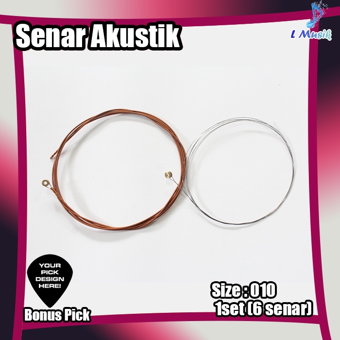 SENAR GITAR AKUSTIK BRONZE FENDER (LOKAL PREMIUM)- FENDER ORIGINAL ACOUSTIC BRONZE STRINGS