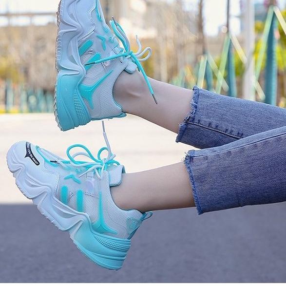 바 Sepatu Olahraga Wanita Sneaker Cewek Import Perempuan Sport Shoes 2021 Korean Fashion SP-165 Best