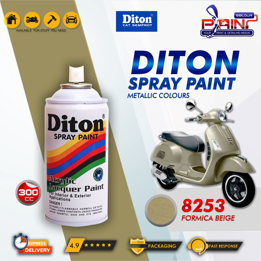 Diton 8253 Formica Beige Cat Semprot/Pylox/Samurai Motor/Helm/Gundam