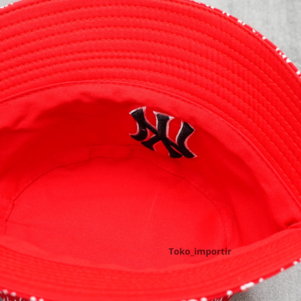 Topi NY Monogram Bucket Hats NY Import Premium High Quality