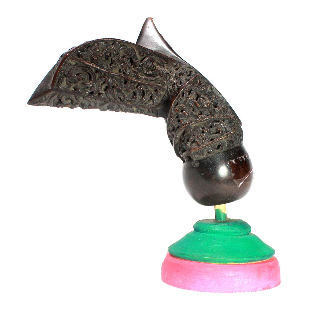 DEDER HANDLE KERIS YCP Ukiran Bali Jawa Demam kerawang C HMD 362