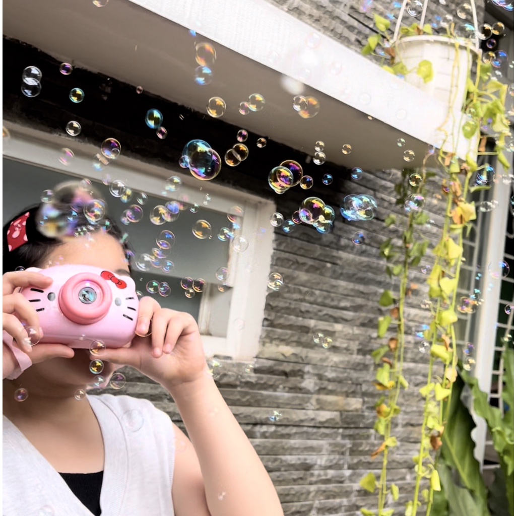 Mainan Bubble Camera/ Mainan anak Bubble machine Camera gelembung sabun