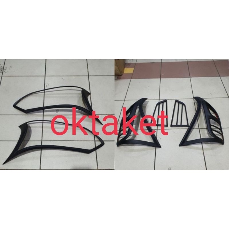 paket garnish depan belakang grand avanza  xenia 2015 hitam