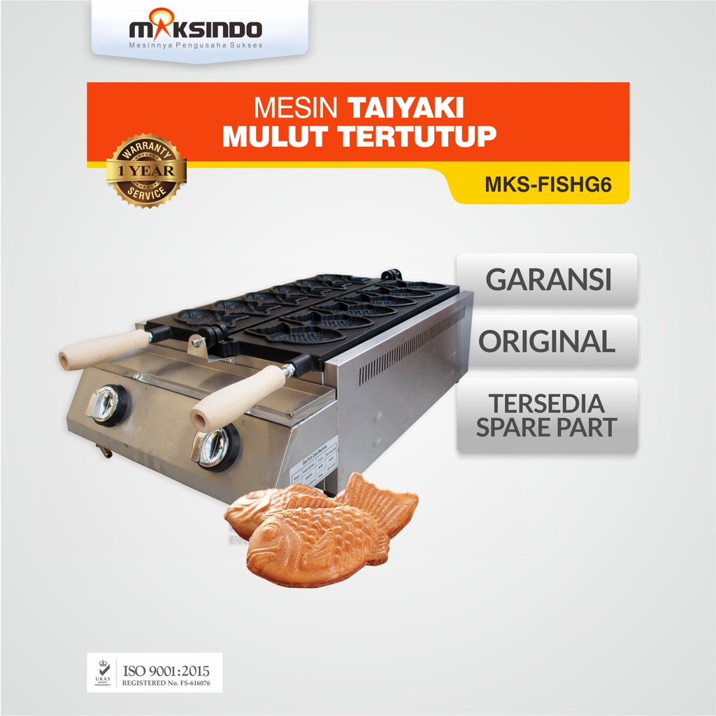 Taiyaki Mulut Tertutup (Gas) MKS-FISHG6