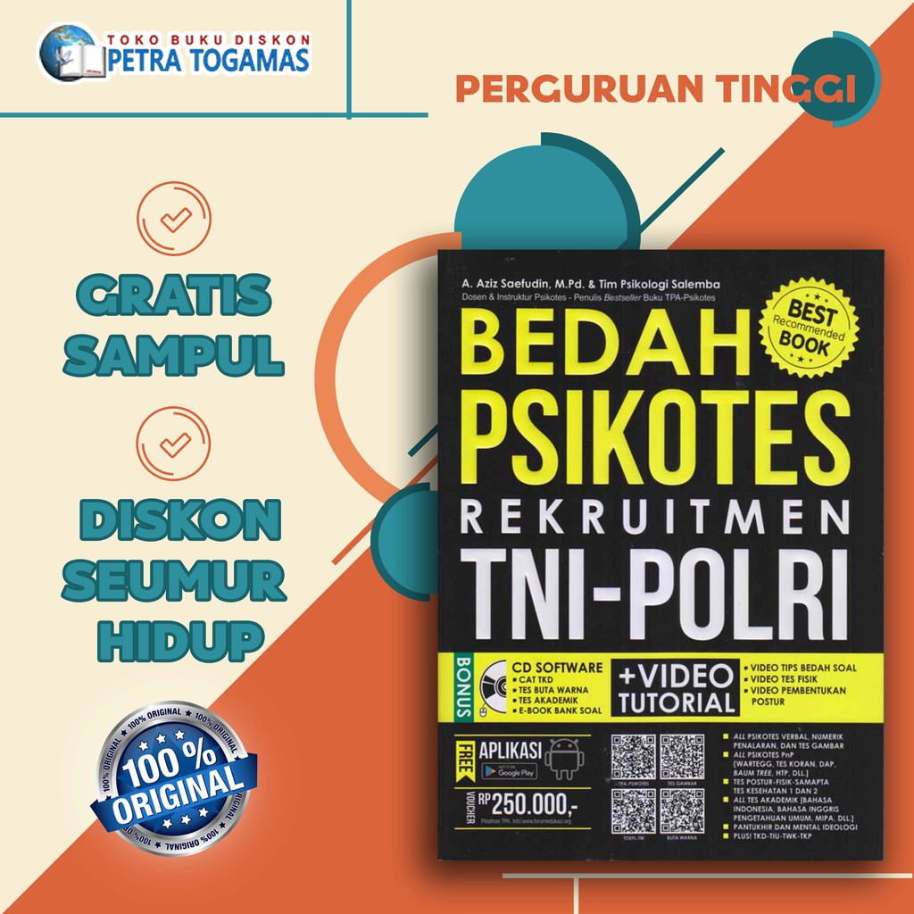 BEDAH PSIKOTES REKRUITMEN TNI-POLRI + CD // CPNS TERLARIS