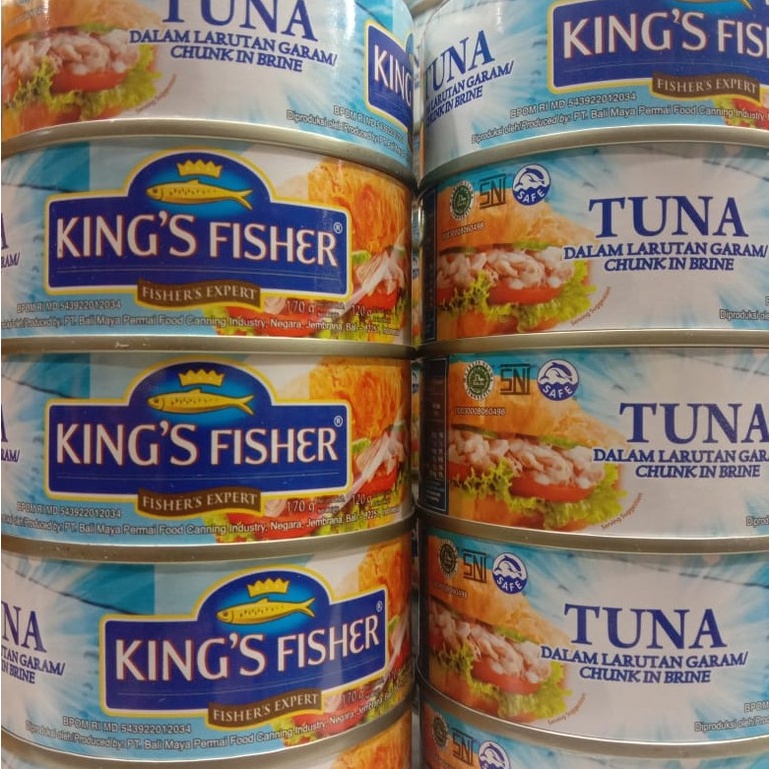 

King's Fisher Tuna Chuck In Brine 170 gr