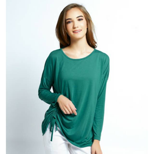 Baju kaos wanita panjang Sophie Martin Paris Wezlyn