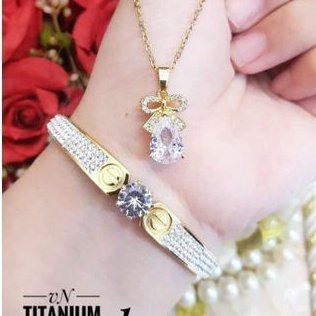 Titanium Kalung gelang p2875