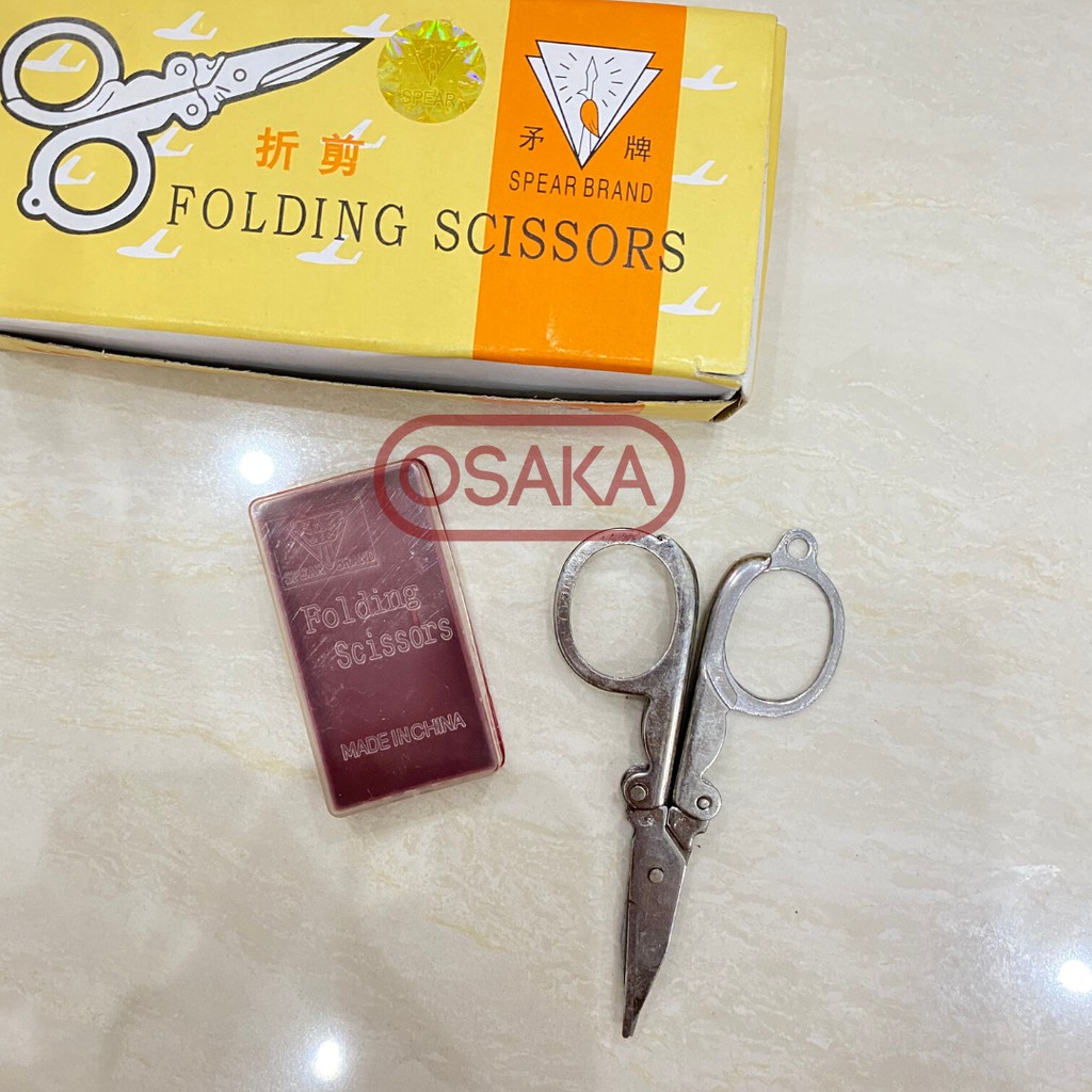 

Folding Scissors Spear Brand / Gunting Lipat Kecil Stainless