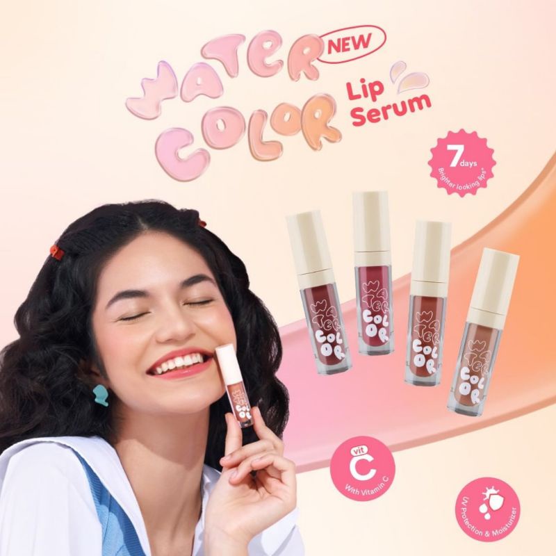 Emina Watercolor Lip Serum 2g || Emina Lip Serum