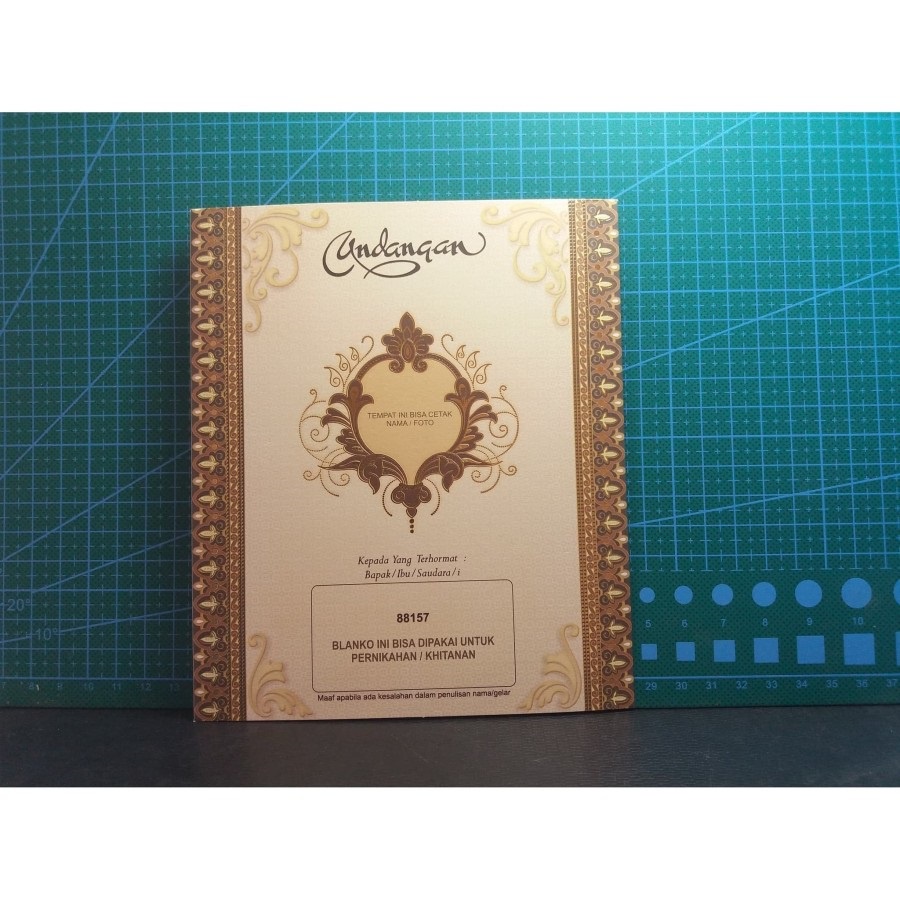 

Undangan Blangko ERBA 88157 Free Plastik + file setting