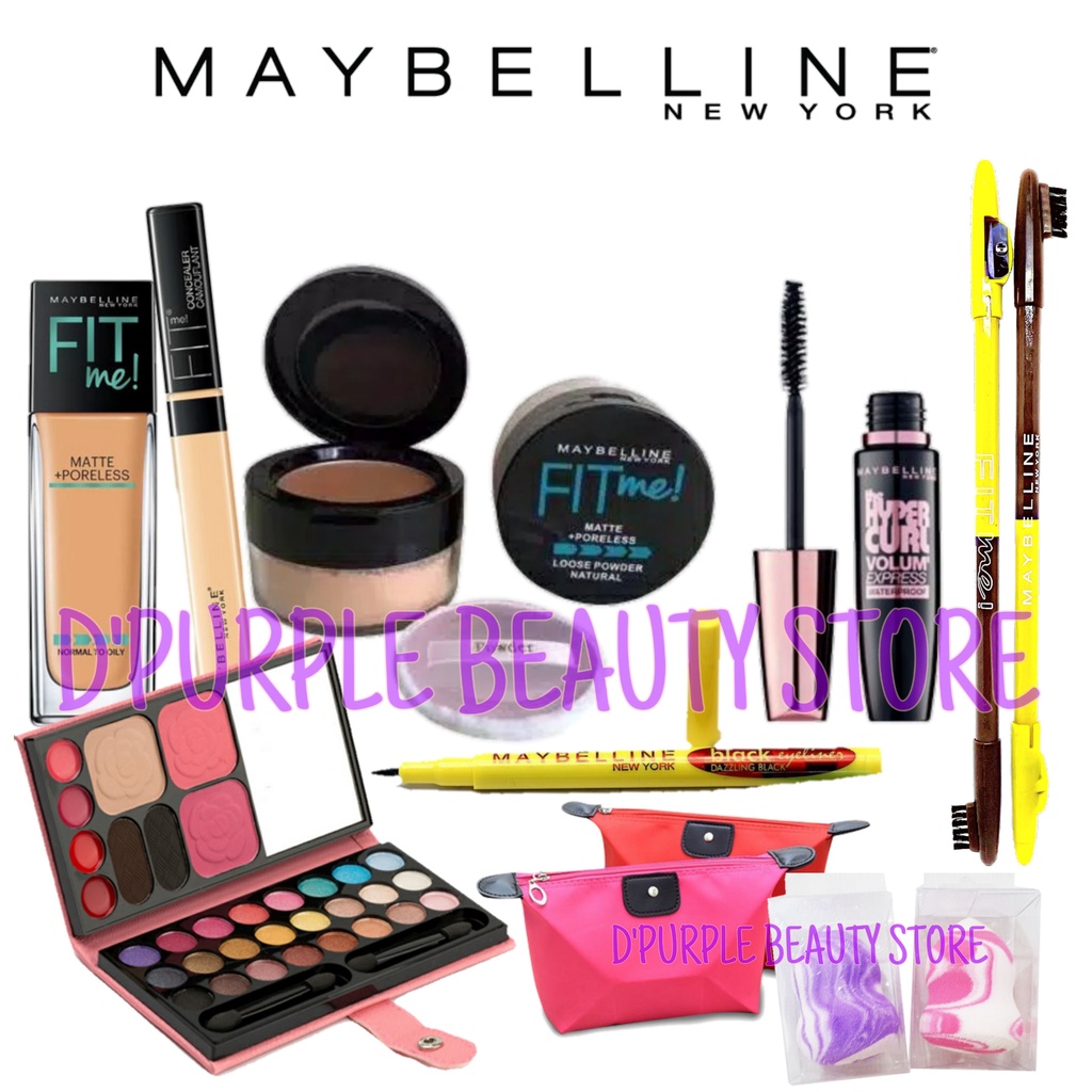 Paket Make Up Set Maybelline 7 In 1 - Paket Kosmetik Maybelline Super Hemat 7 In 1