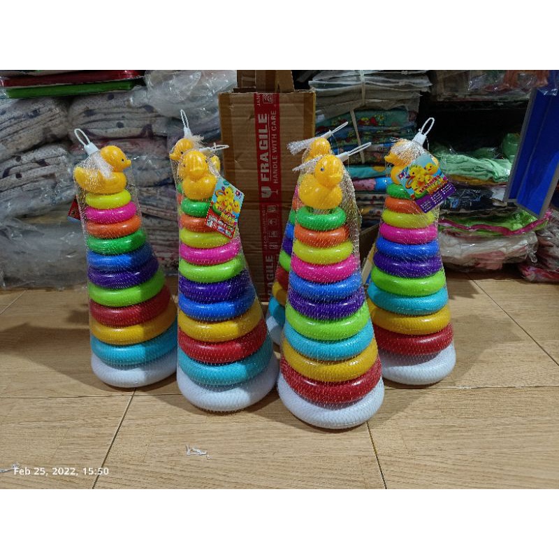 Mainan ring donut bebek jumbo