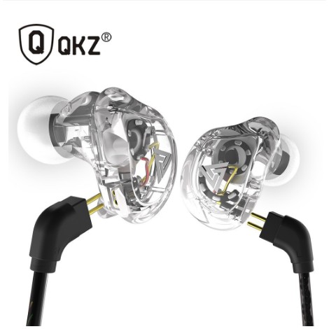 Earphones QKZ VK1 4 Driver Hi-Res Earphone with Mic Headset QKZ VK1 4 Hedset QKZ Headset Orgiinal