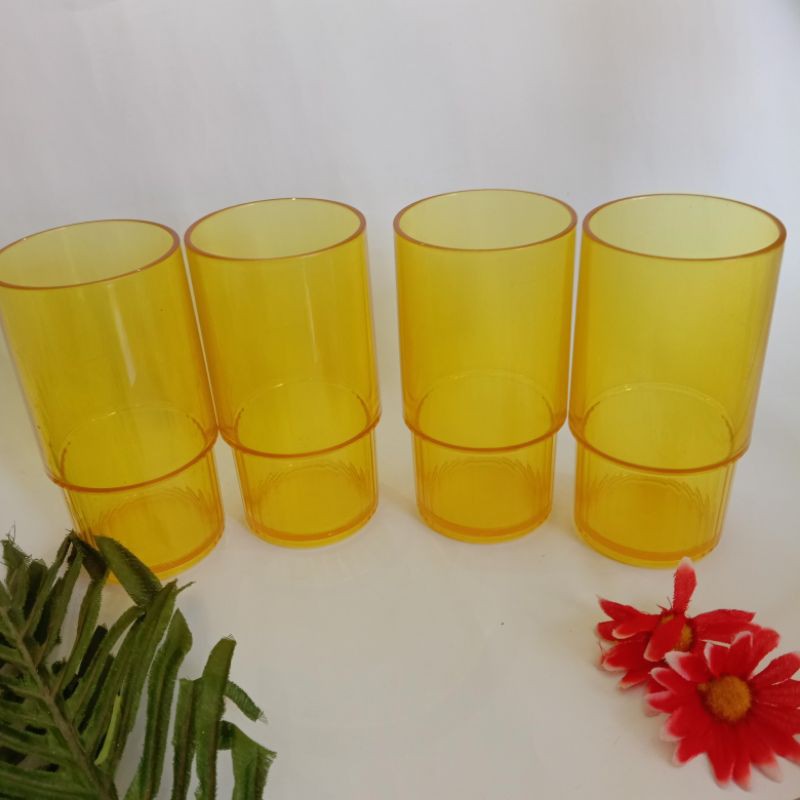 Gelas Kristal/Gelas cantik (4pcs)