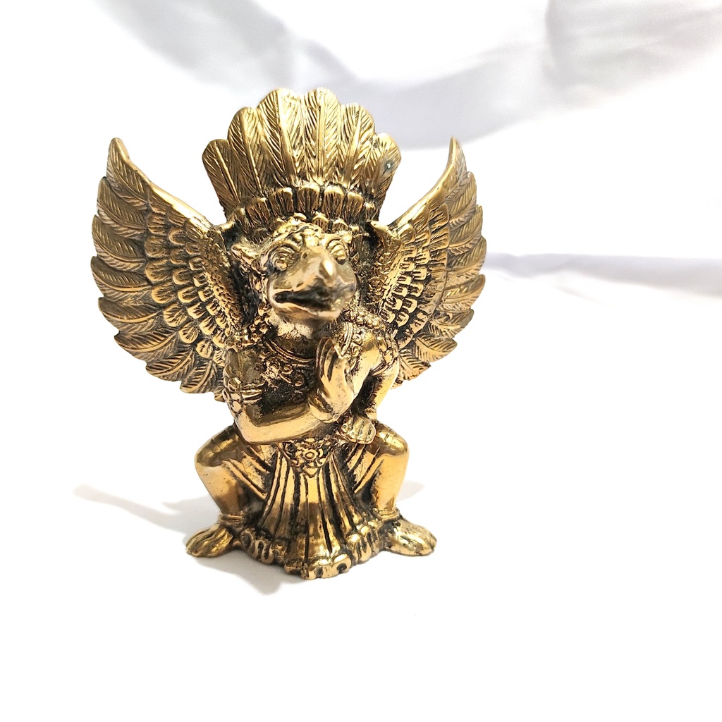 patung garuda wisnu brass gold | patung burung garuda | paksi gold