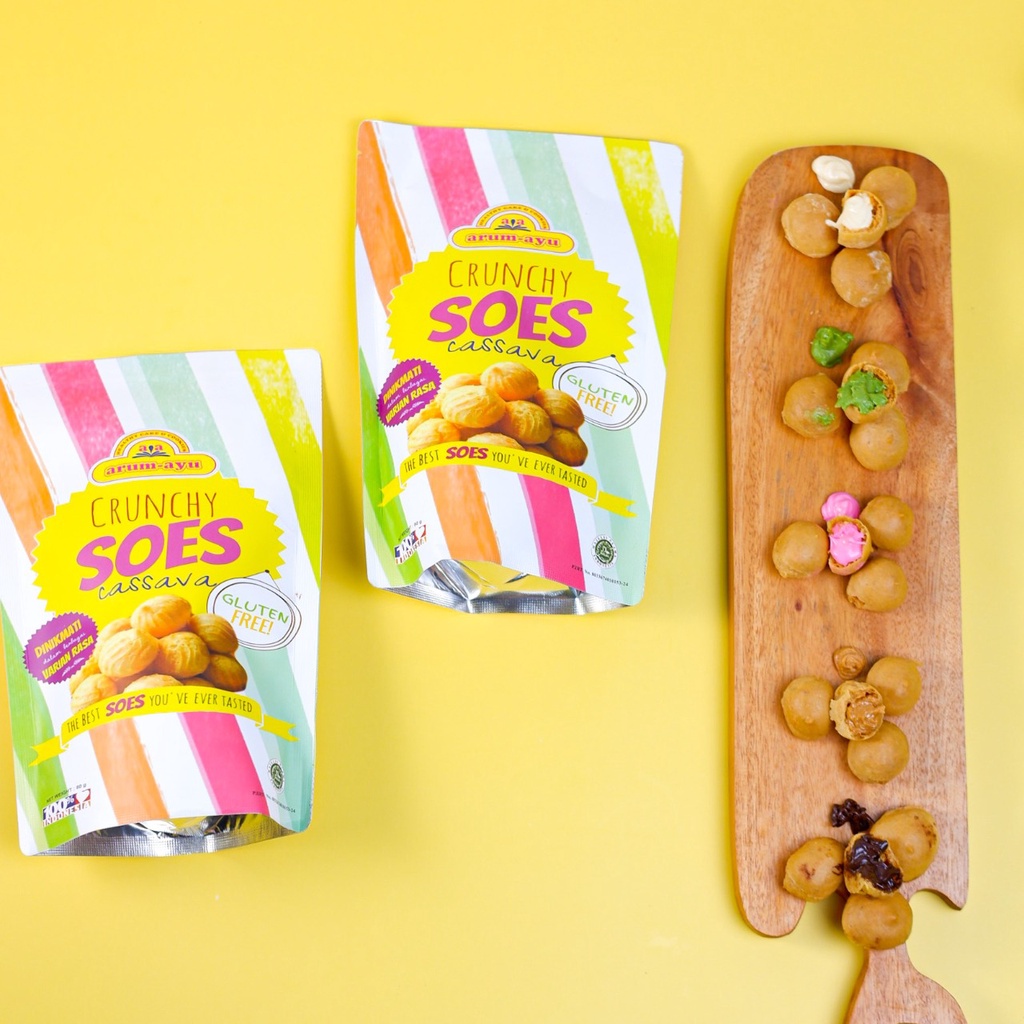 ARUM AYU CRUNCHY SOES 80 GR | CEMILAN KUE SUS KERING GLUTEN FREE