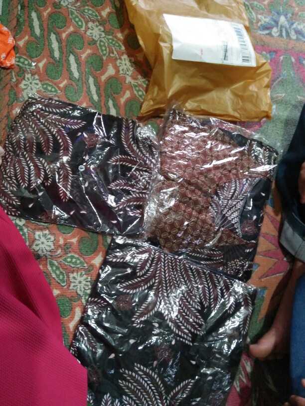 Batik Gamis Jazzy Pari Kesit  Bisa Pisah