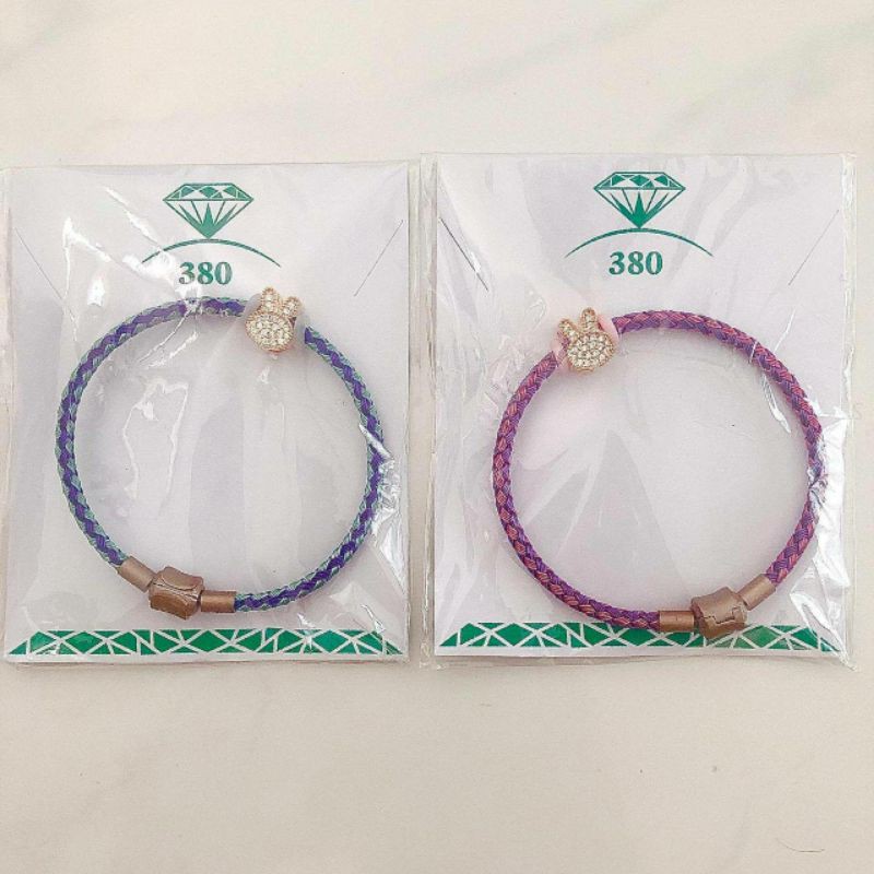 Gelang tali kawat kelinci kadar 375