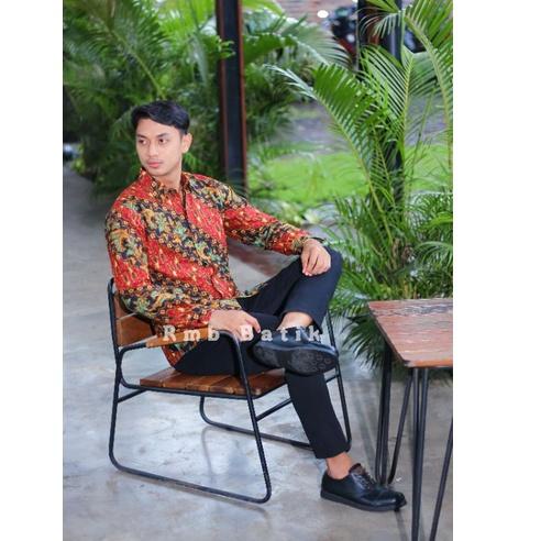 Sudah READY.. BATIK FASHION PRIA LENGAN PANJANG MOTIF LURIK