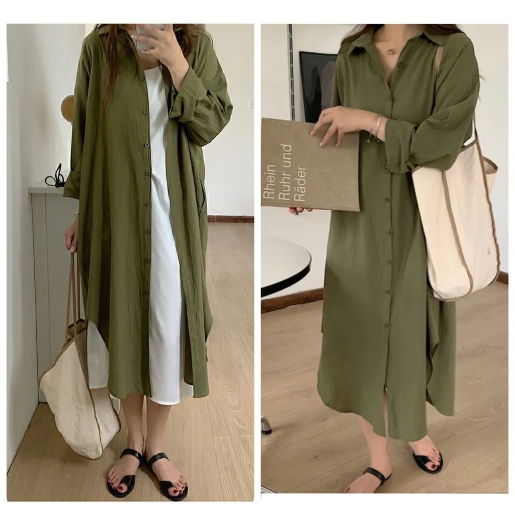 TAZKIA LONG SHIRT HS CRINKLE AIRFLOW LD 112 CM PB 103 CM  BAJU ATASAN WANITA TUNIK WANITA TERBARU BLOUS EWANITA TERBAUR MODEL SIMPLE DAN ELEGAN BAJU  BLOUSE TERBARU 2022