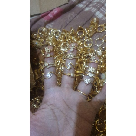grosir cincin xuping premium isi 50pcs (sedang)
