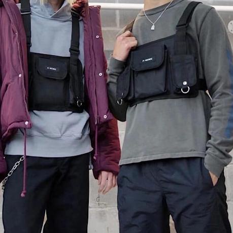 CODE6c6Bq-- (BISA COD) Waistbag Chestbag Waist Chest Bag Tas Rompi Dada Tactical Banyak Kantong Wate