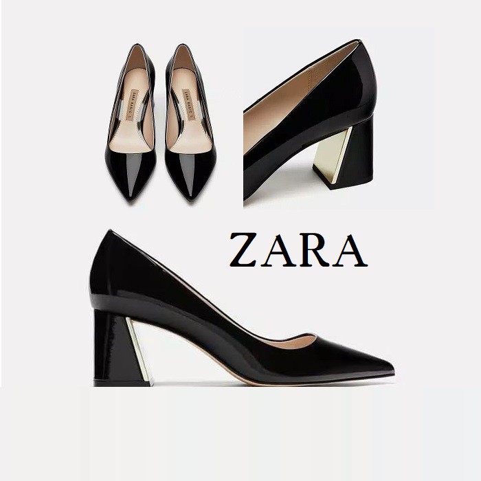 ZR Glossy Plated Basic Heels 68299-1-7