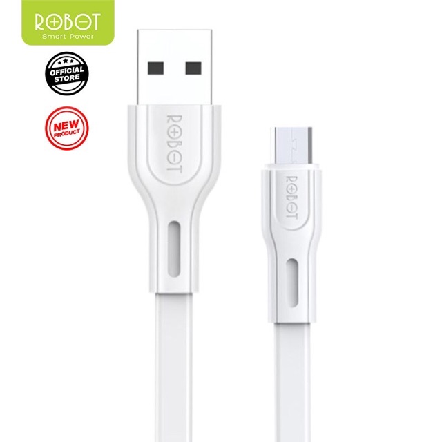 ROBOT Kabel Data Micro USB Android Fast Charging 2A - Garansi 1 Tahun RDM 100 RDM100