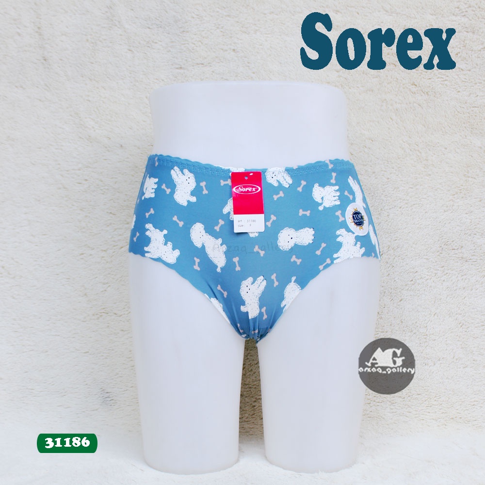 CD Wanita Sorex Seamless EXTRA SIZE 31186 (Fit to XL- XXL ) ( Setara L - QL )Tanpa jahit Motif versi besar Motif | Bunga Bunga &amp; aneka | Celana Dalam | Pakaian Dalam Wanita | CD