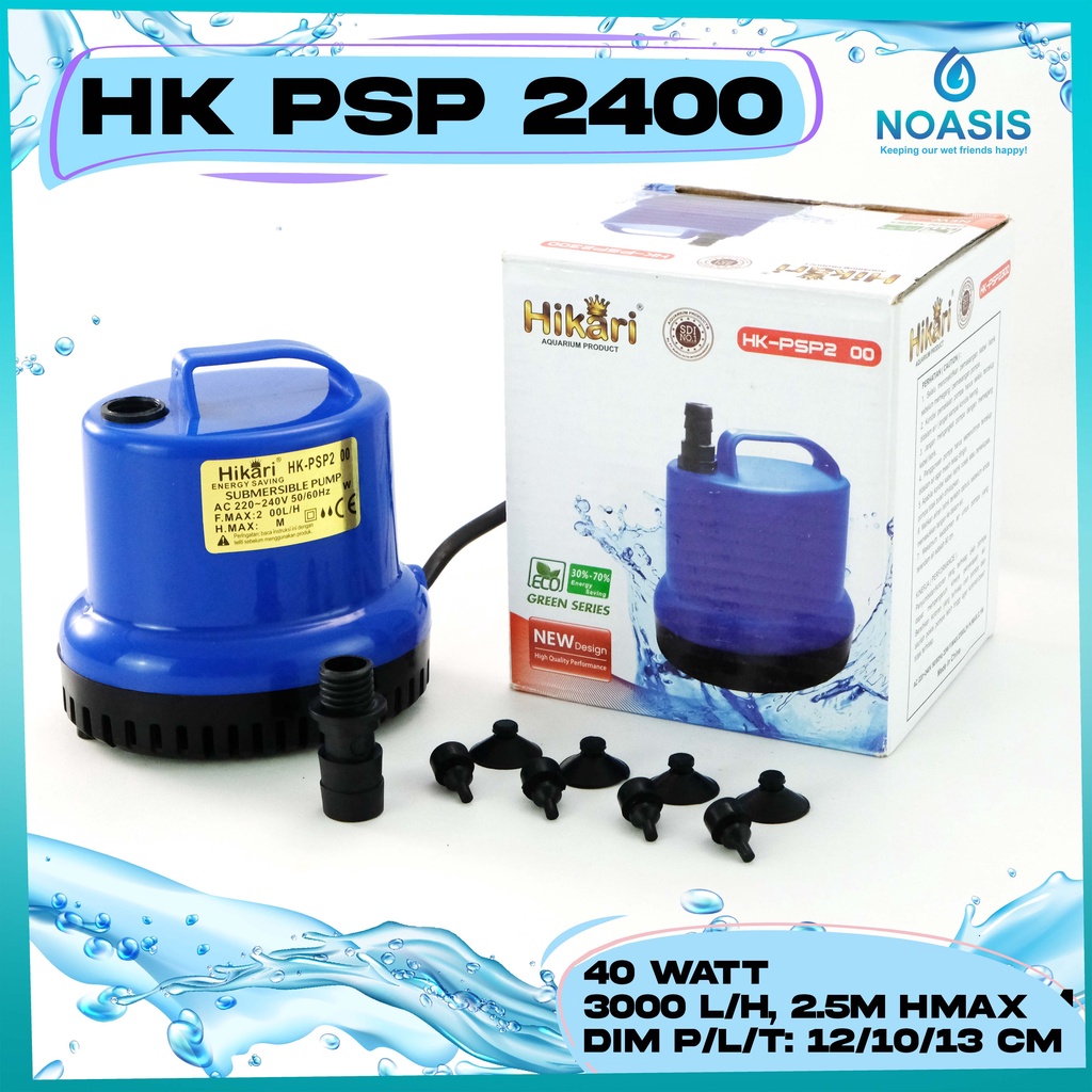 POMPA AIR CELUP AQUARIUM HIKARI HK PSP 2400 SUBMERSIBLE PUMP