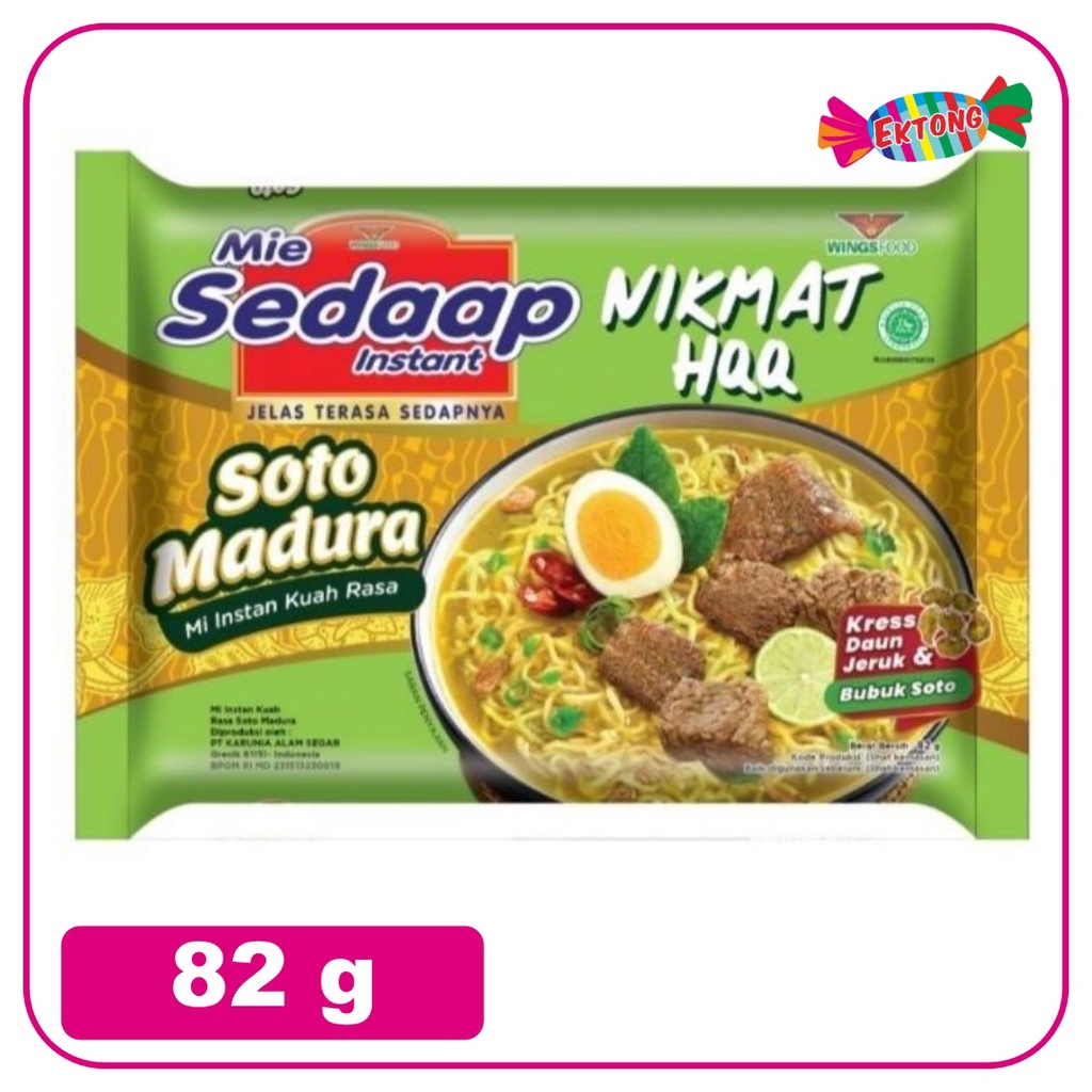 

SEDAAP MIE KUAH SOTO MADURA 82 GR