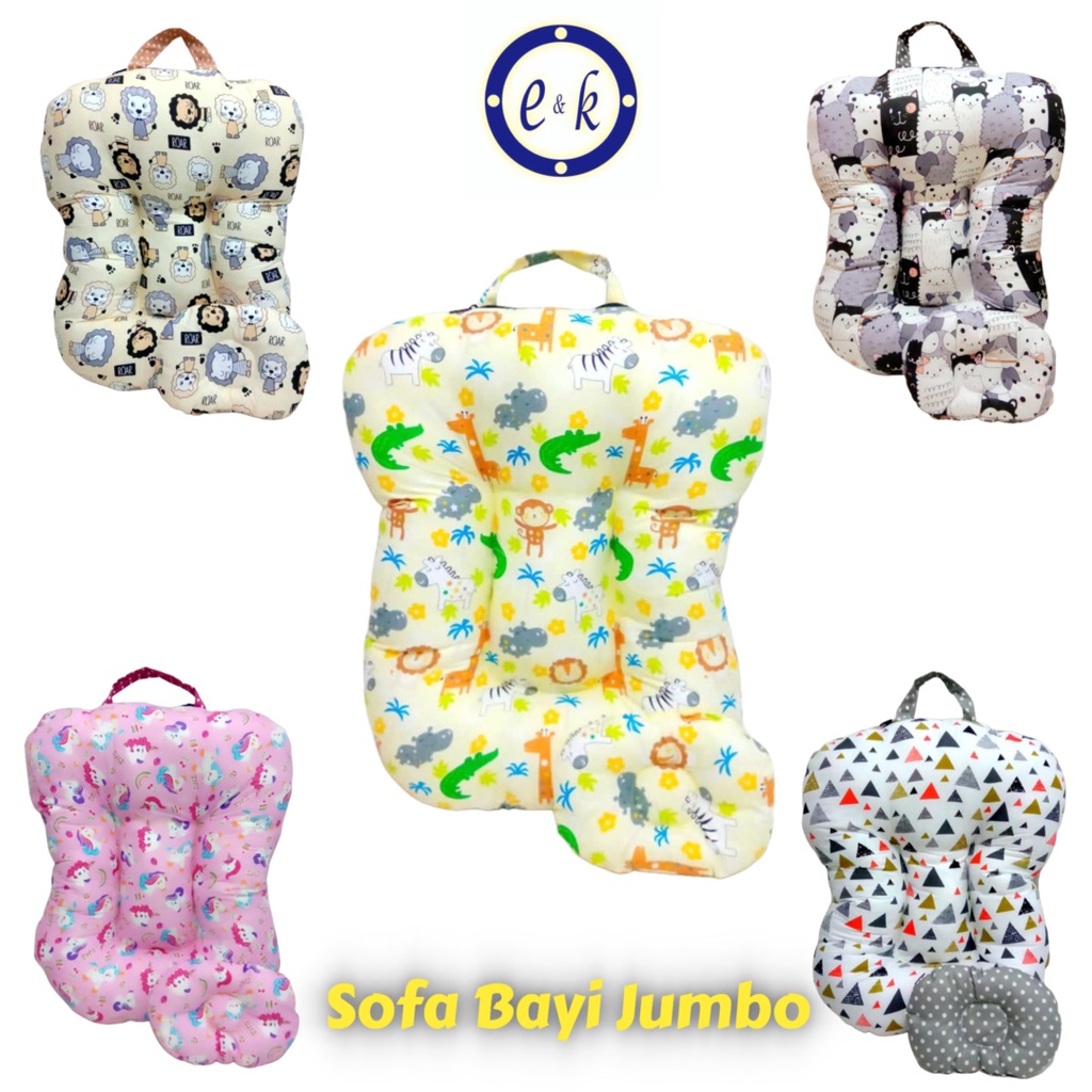 Sofa Bayi Jumbo Multifungsi Kasur Bayi / Baby Lounger Free Bantal Peyang