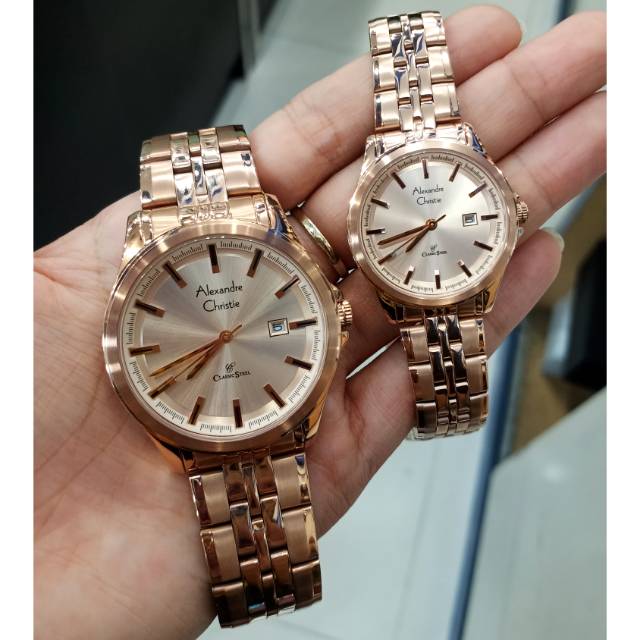 Alexandre christie 8402 / ac8402 / ac 8402 couple rosegold