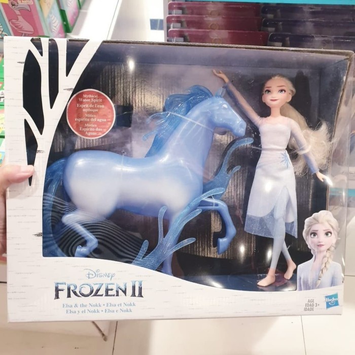 elsa barbie and horse