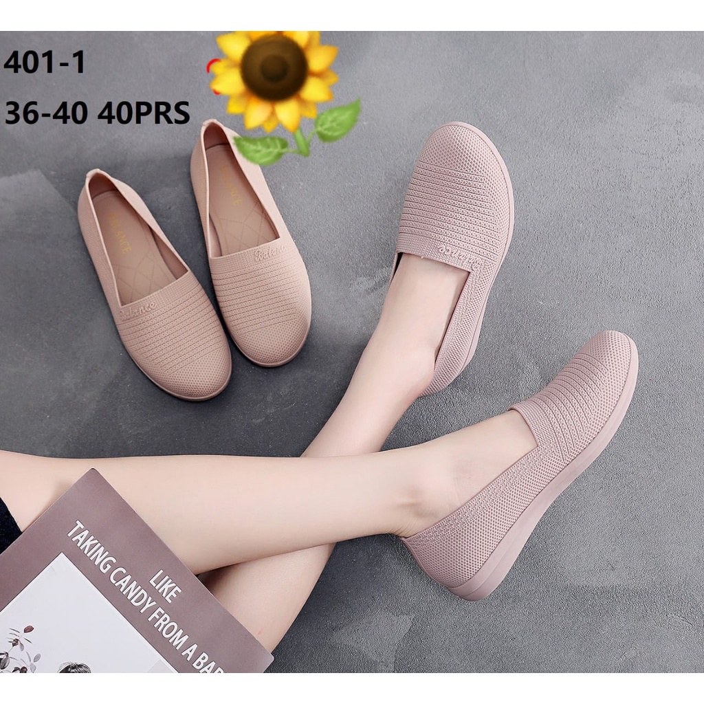 Sandal Karet Jelly Wedges Wanita import Model Terbaru Original Kekinian by AGUNG STYLE Balance 401-1