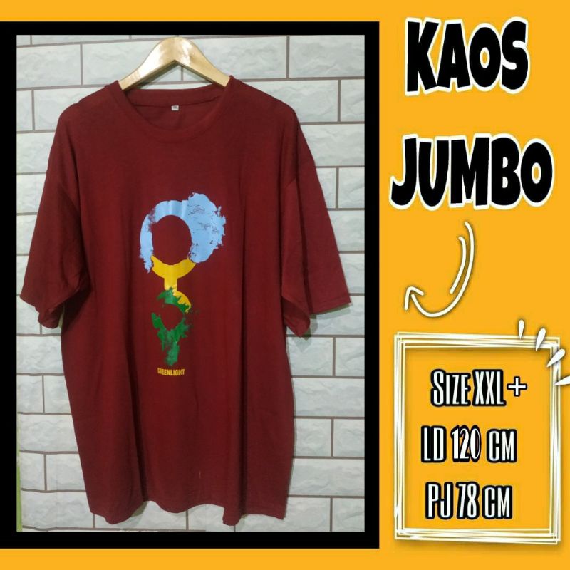 Kaos XXL+ Warna Merah, Kaos Jumbo, Kaos Bigsize