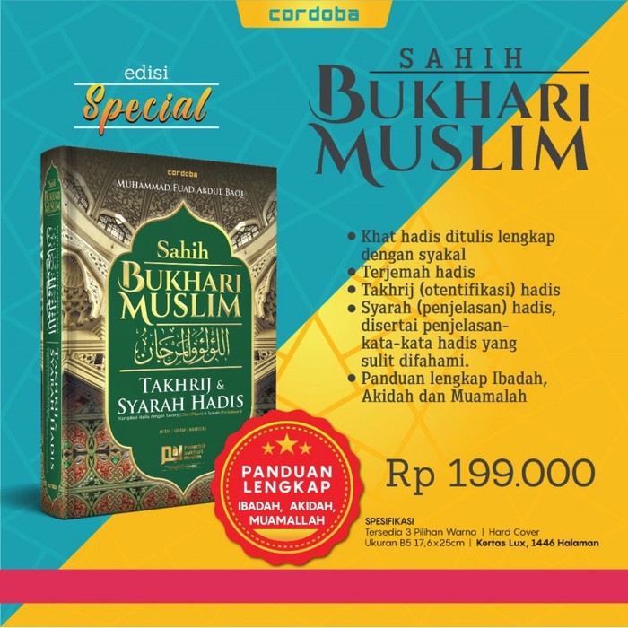 

Terjemah sahih bukhari muslim dilengkapi takhrij dan syarah hadis