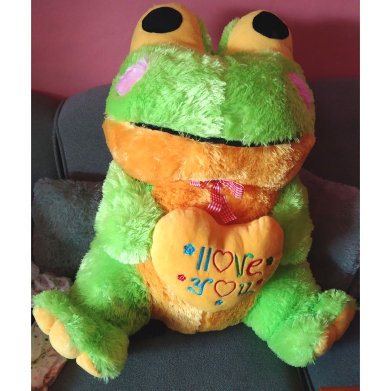 BONEKA KEROPI KODOK DUDUK JUMBO